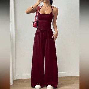 Wide-Leg Jumpsuit size medium NEW